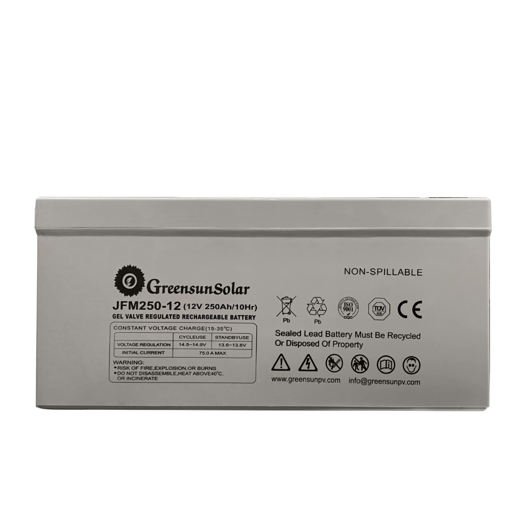 (2775) Batería 12v 250a ciclo profundo Greensun Solar