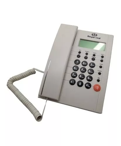 (2815) Telefono de casa con pantalla royal real kx- t501cid