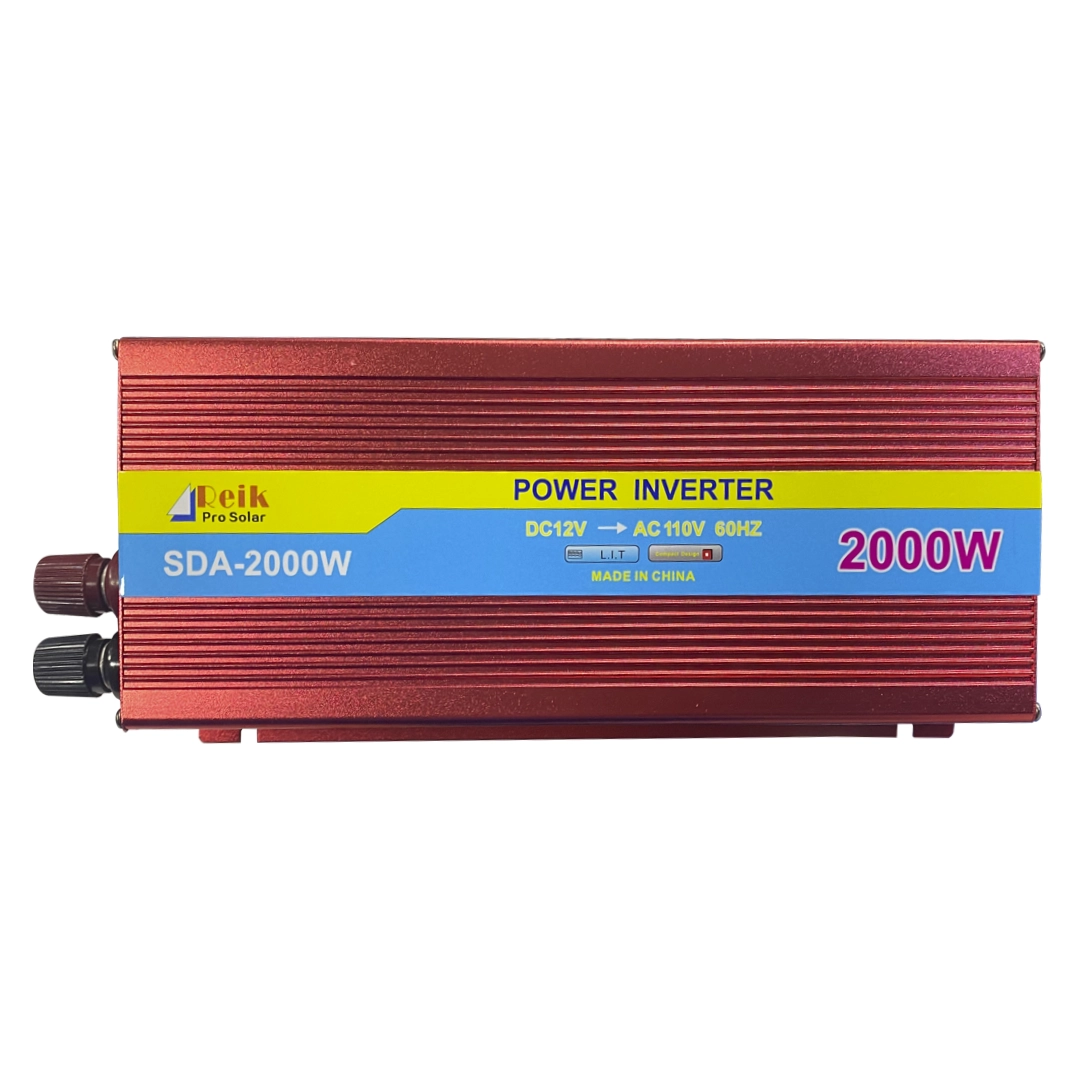(2142)  Inversor de corriente 2000W 12V/110V  Onda modificada