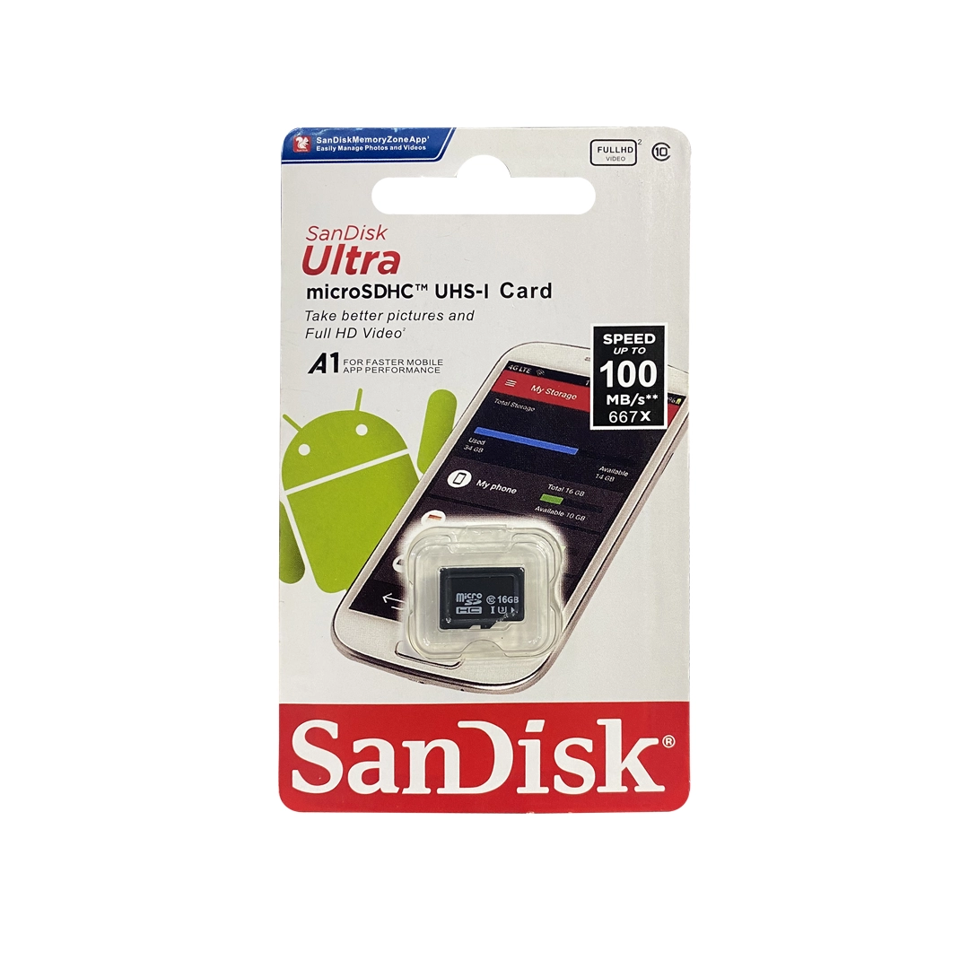 (2230) Memoria 16g micro sd  clase 10 marca sandisk