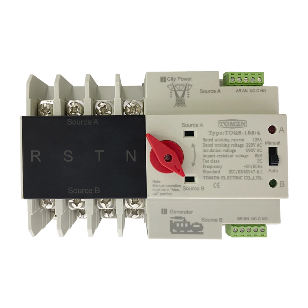 (2938) Transfer switch ats transferencia automatica y manual 2 polo 100a kyq1-125 reikpro