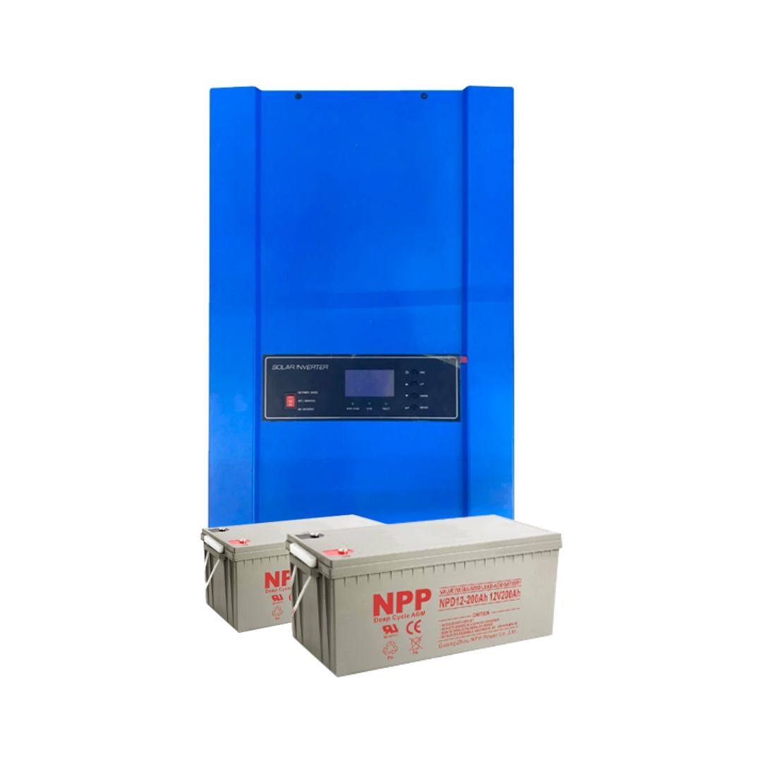 (2969) Kit 6kva de energía  respaldo  CONSUMO  20A (2200W) 110v  POR 4 HORAS