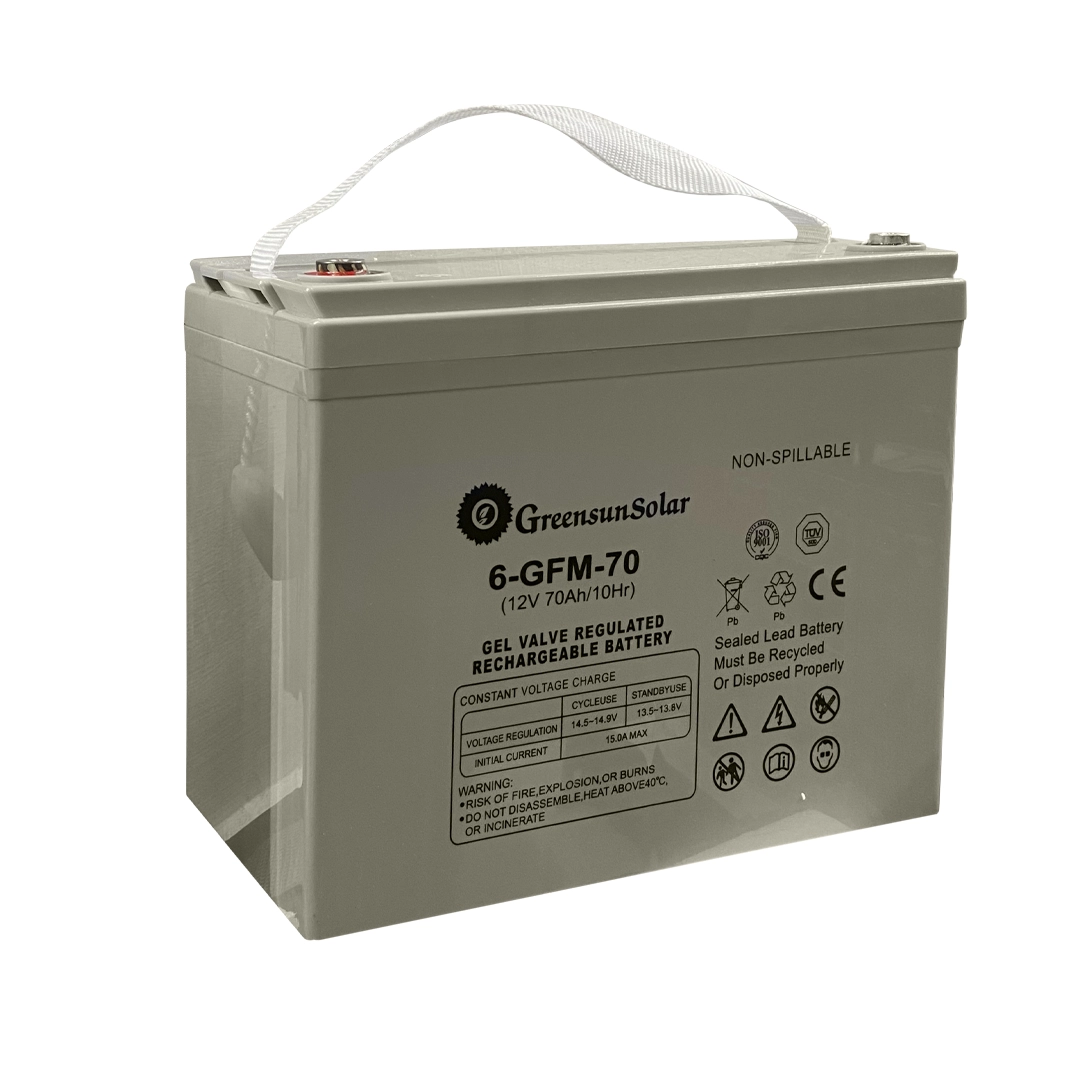(2779) Batería12v  70a  ciclo profundo  greensun solar