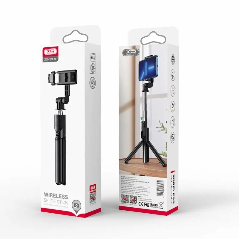 (334) Selfie Stick con estabilizador XO SS09 con control remoto