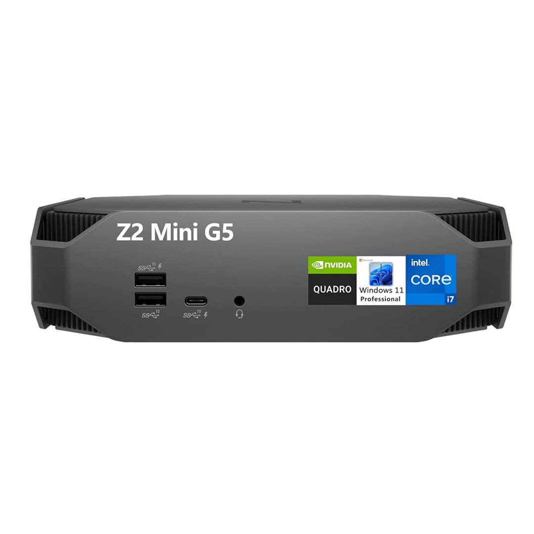(3109) Mini Cpu HP Z2 mini G5 Workstation Core  i7-10th Gene. 16GB Ram 1TB SSD m.2  con   Monitor HP  Z22 Frameless  22 pulgadas