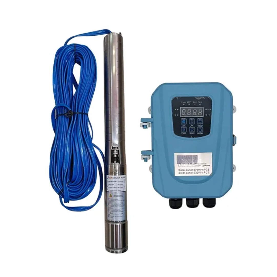 (3181) Bomba de agua sumergible solar 0.7 hp 500w 48v