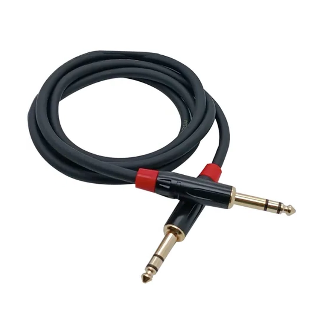 (3223) Cable de audio plug 6,3mm 10 metros macho a macho estereo bayaast