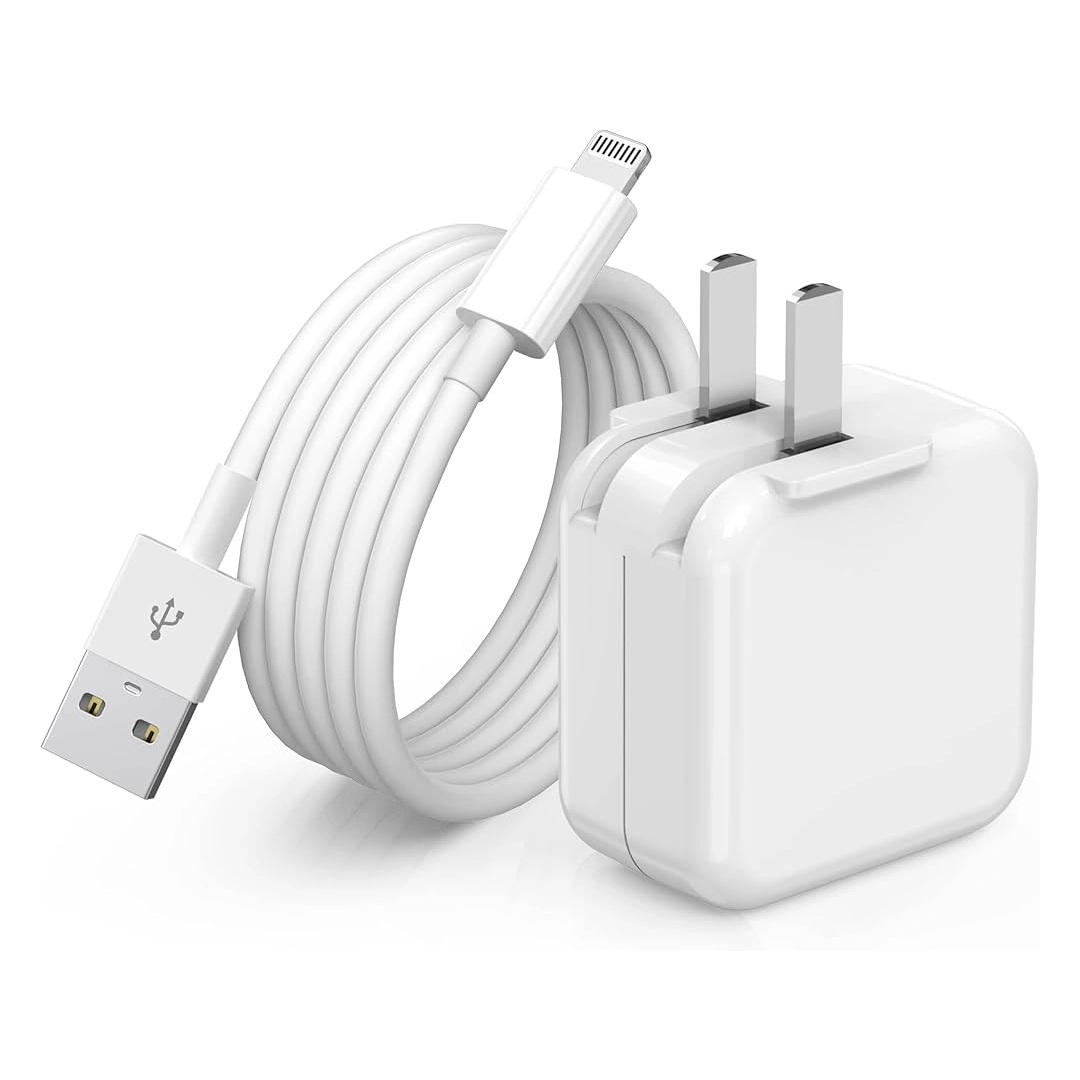 (3381) Cargador para iphone 5.2v 2.4a 12w cable lightning