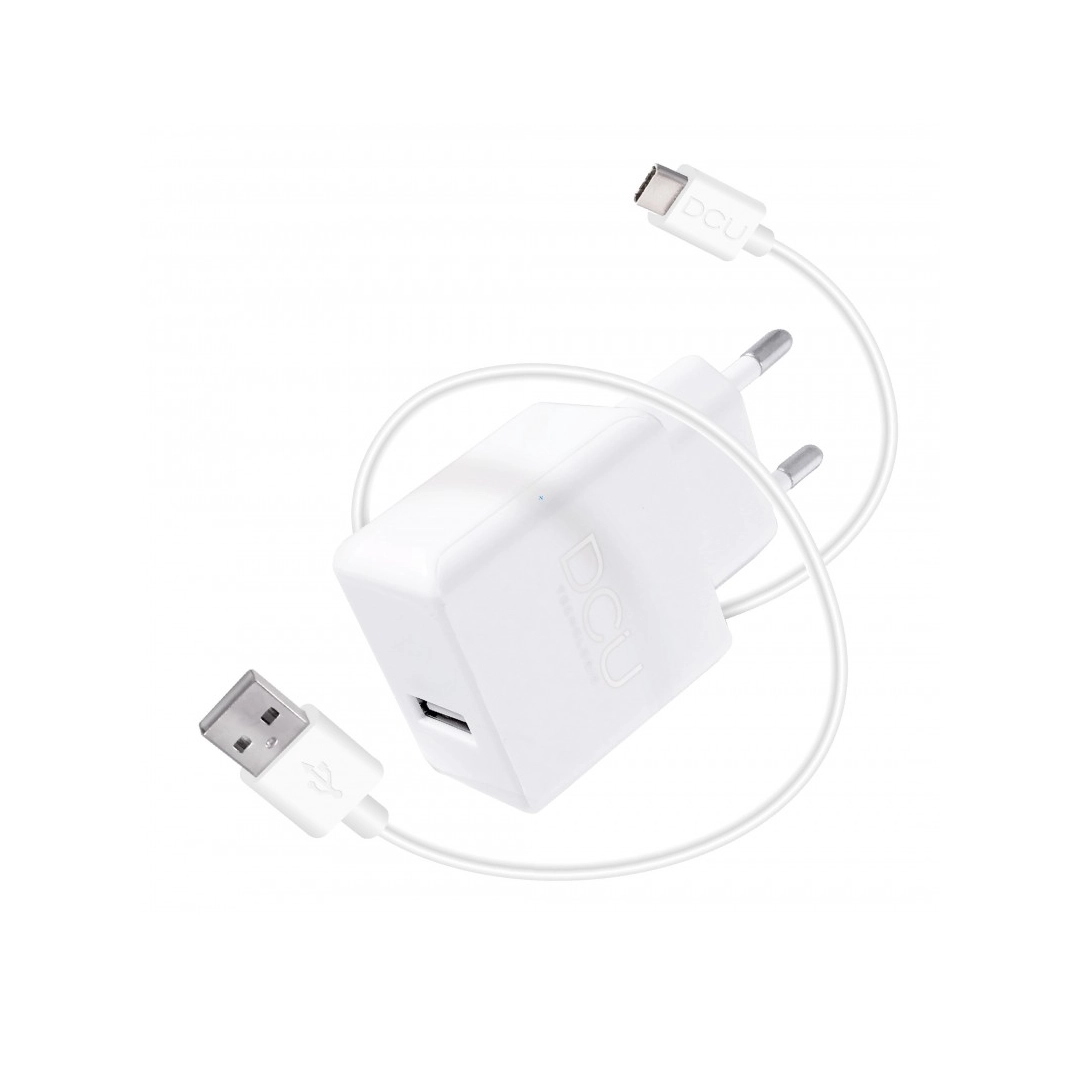 (3384) Cargador para celular 5v 2,4a 65w con cable micro usb t45m