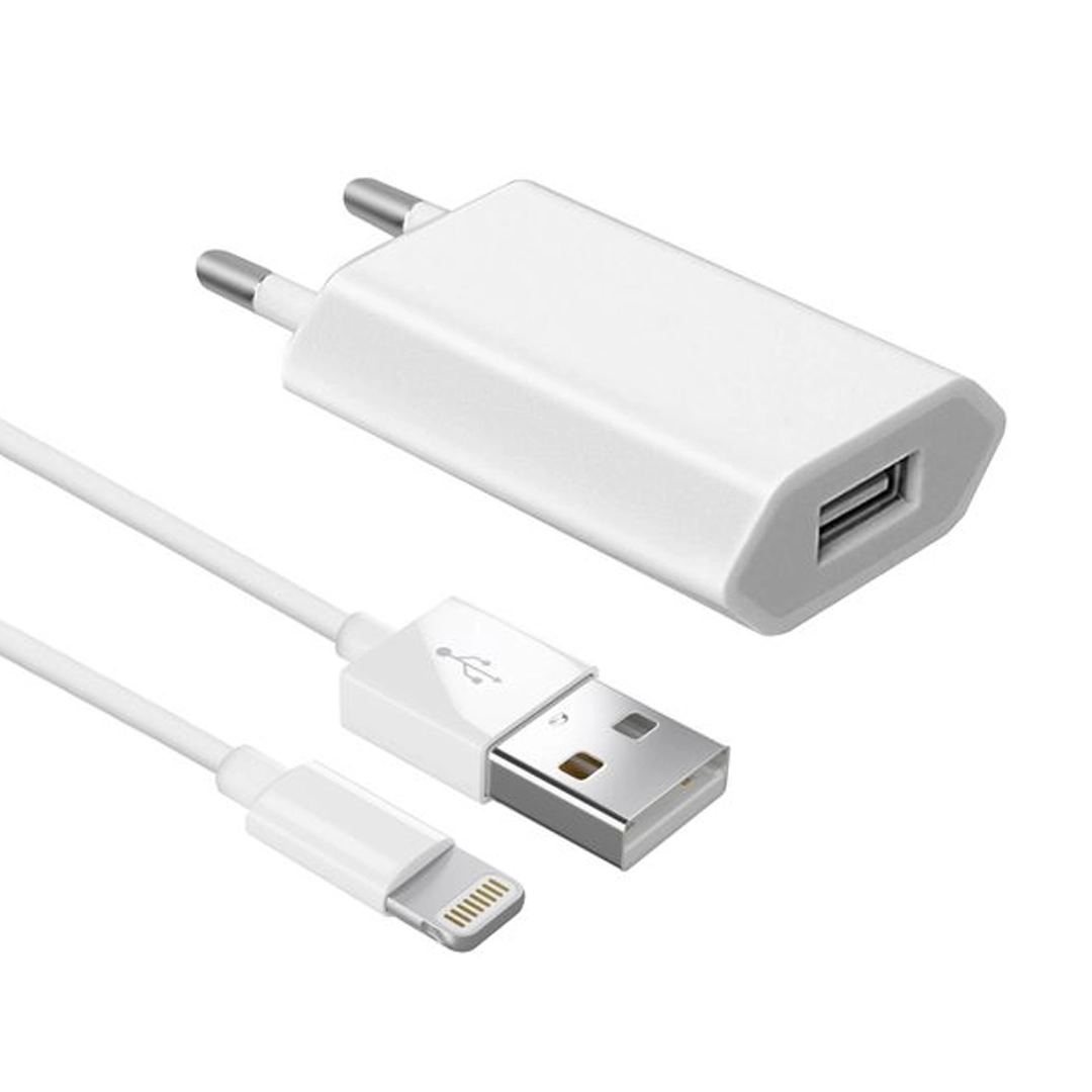(3389) Cargador para celular 5v 2.4a 65w + cable usb iphone litop c45i