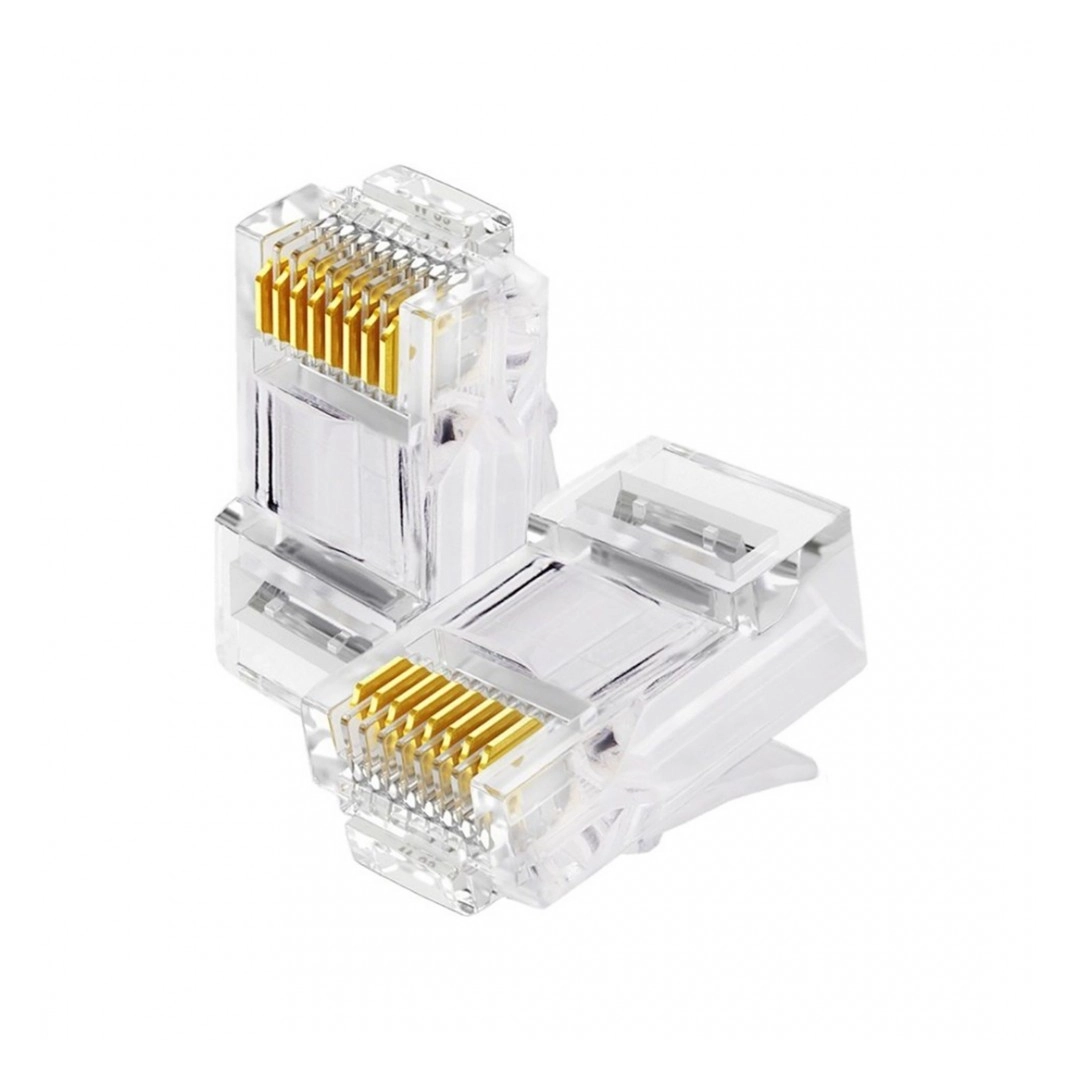 (3413) Conector rj45 cat6 por paquete 1000 unidades