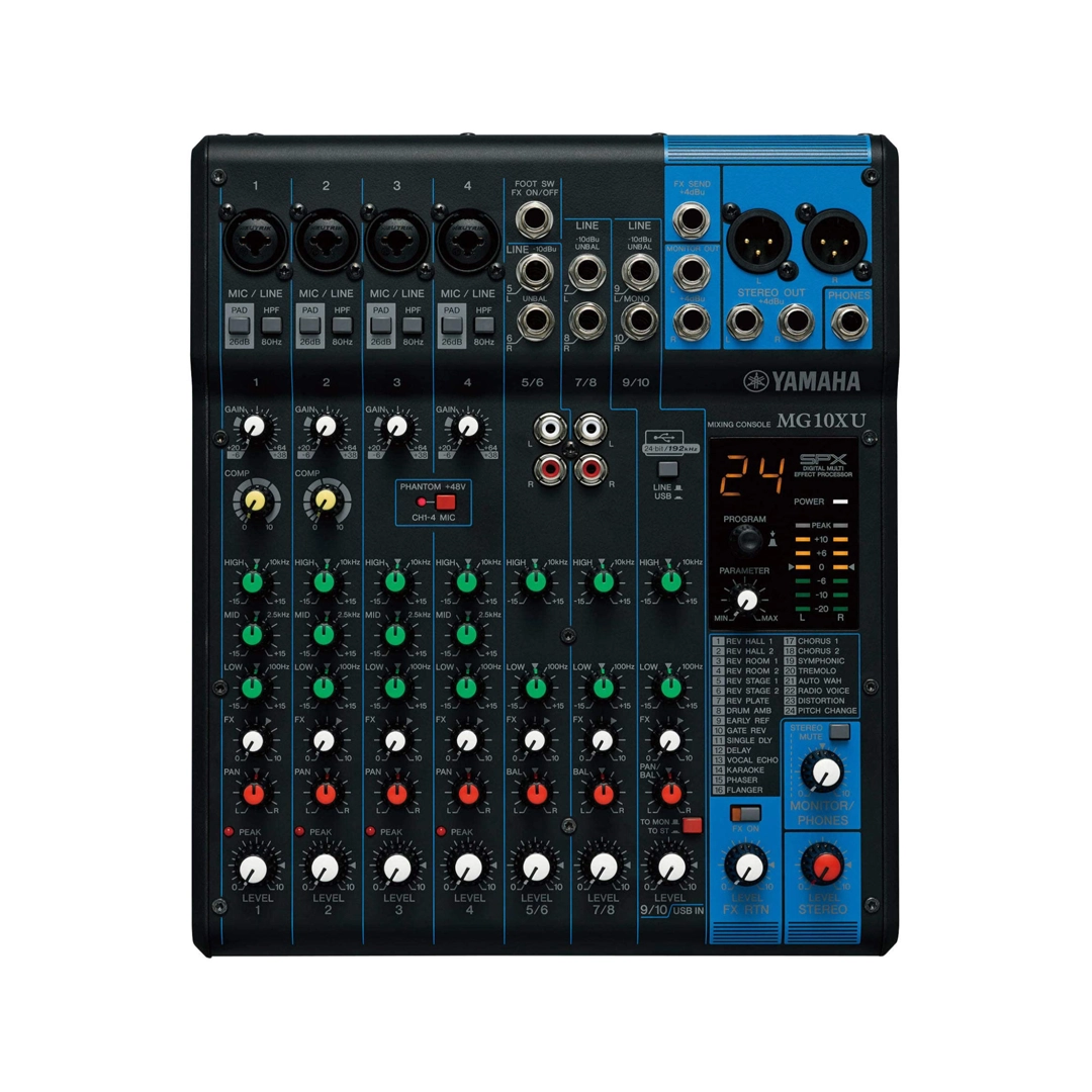 (3424) Consola mezclador pasiva 8 canales yamaha original mg-10xu