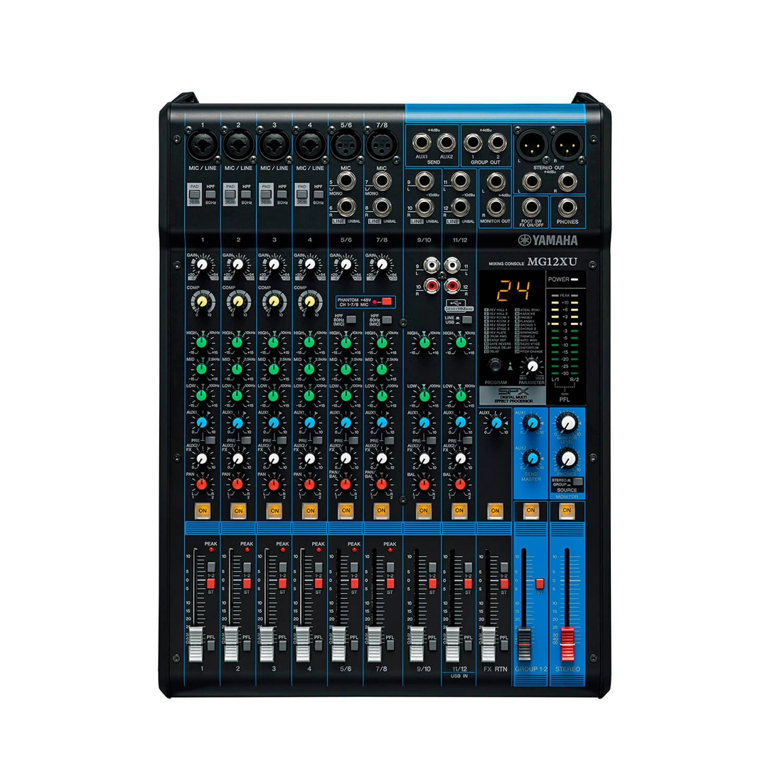 (3425) Consola mezclador pasiva 12 canales yamaha original mg-12xu