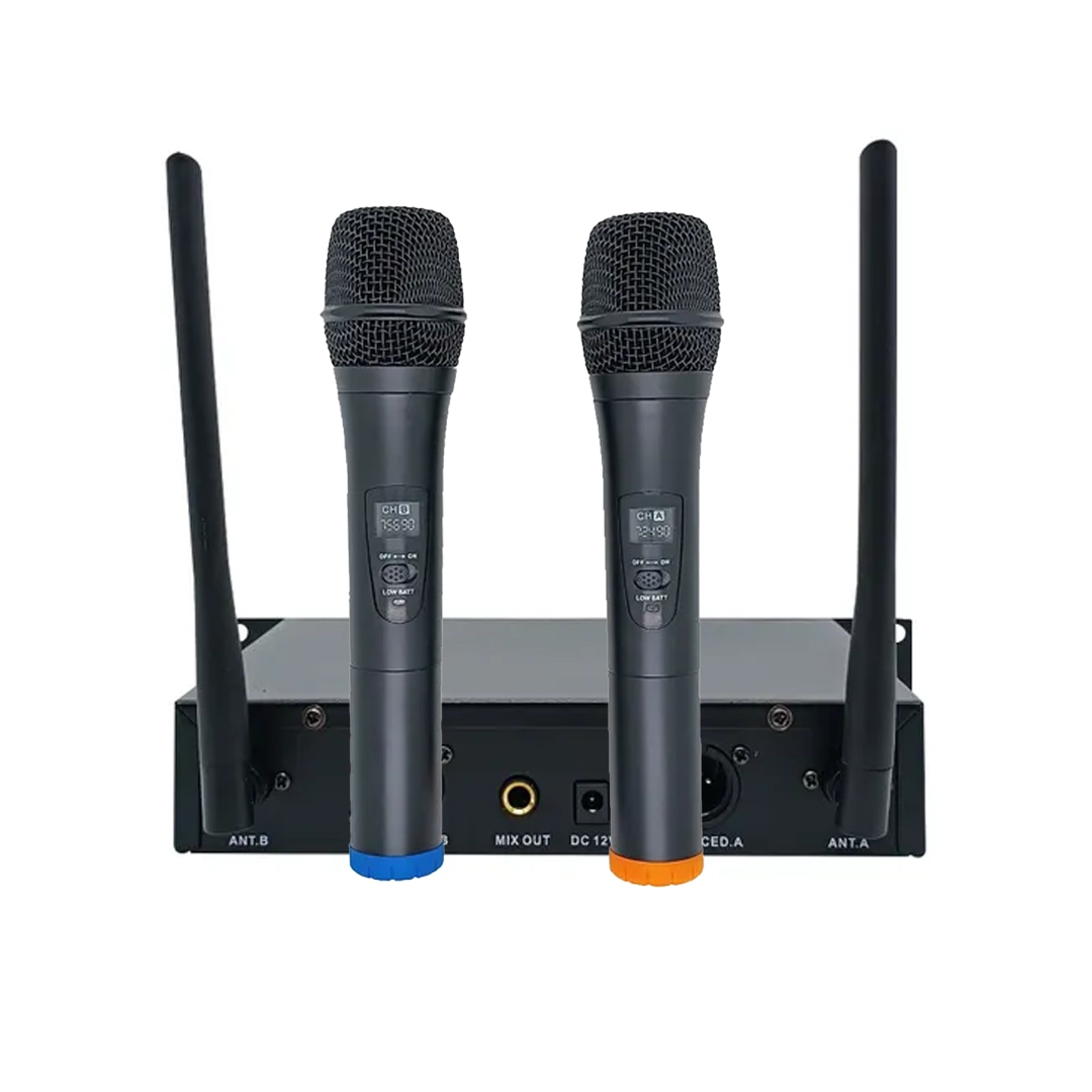 (3481) Microfono inalambrico shure SH300g 2 mic uhf