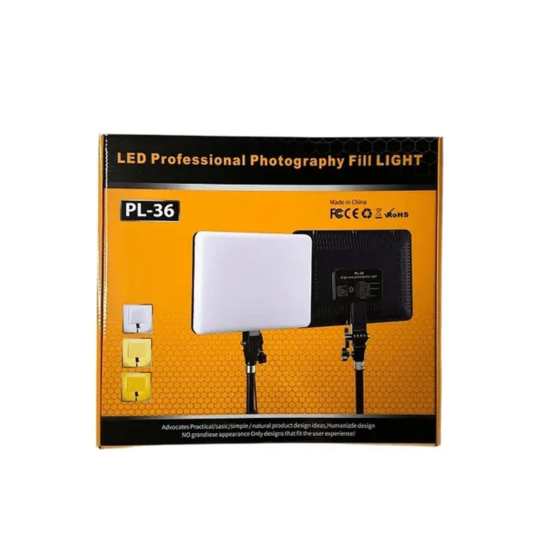 (3510) Panel de luz para fotografia 26x25cm tres tonos de blanco pl-36