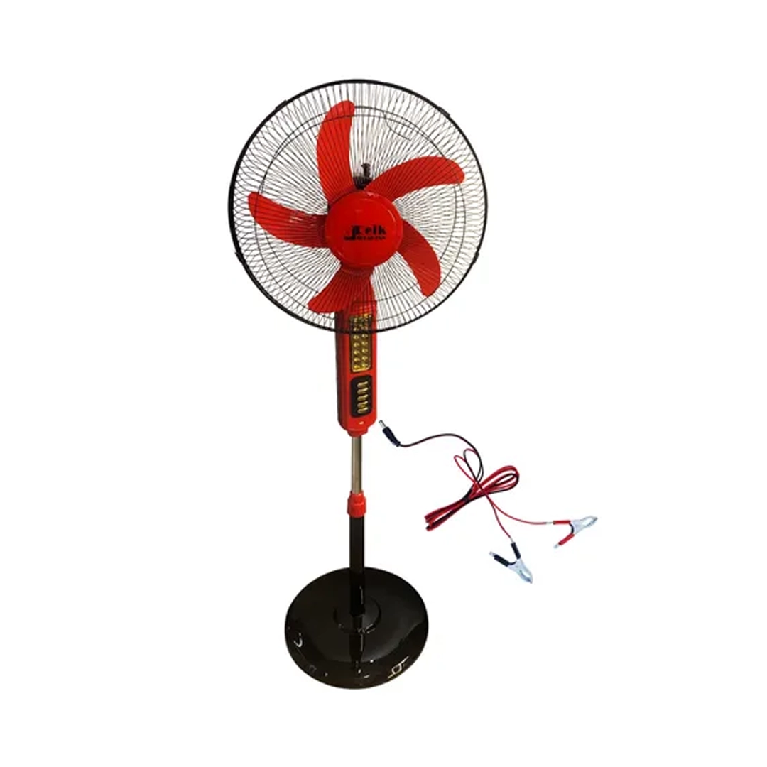 (3570) Ventilador 12v con pinzas para baterias 16 pulgadas