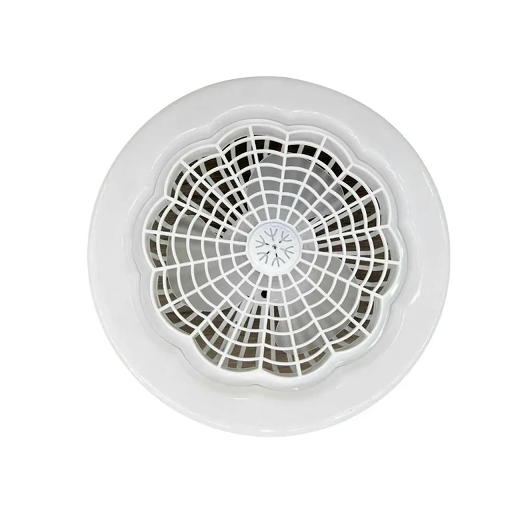 (3576) Ventilador recargable 9 pulgadas con led integrada