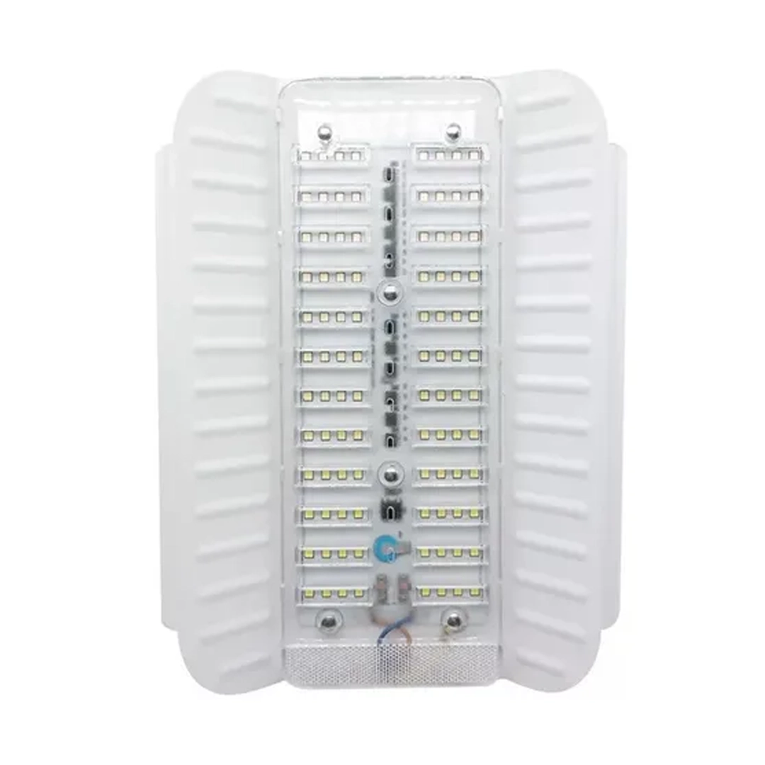 (3458) Lampara reflector aluminio mate blanco 200w solo 110v antiagua reikpro light