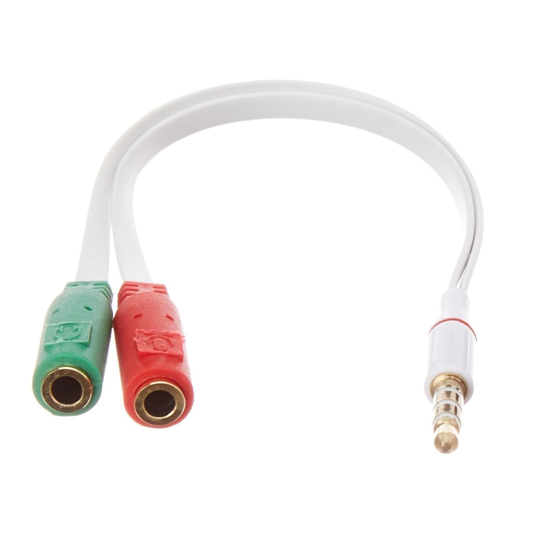 (3616) Adaptador cable divisor auxiliar 3,5mm 1 macho a 2 hembra jd484