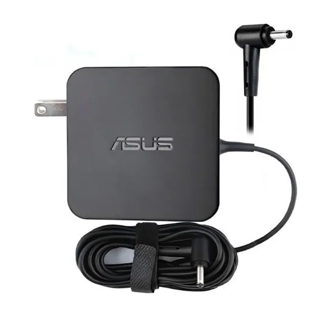 (3631) Cargador 19v 3,42a  de laptop asus punta codo 4,0x1,35mm tamaño cuadrado