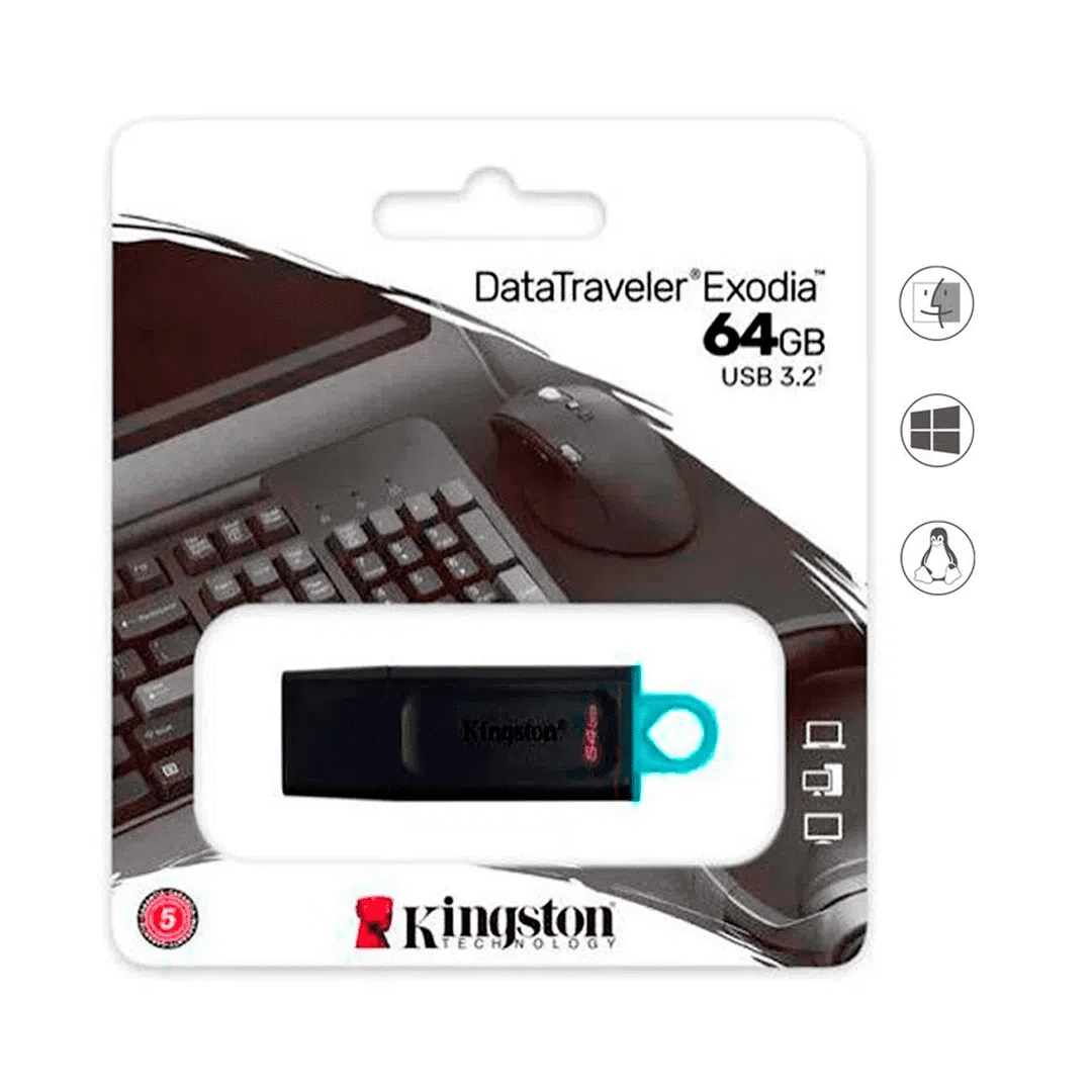 (515) Pendrive 64gb kingstong