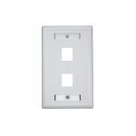 Face Plate 2 puertos RJ45 Linkbasic