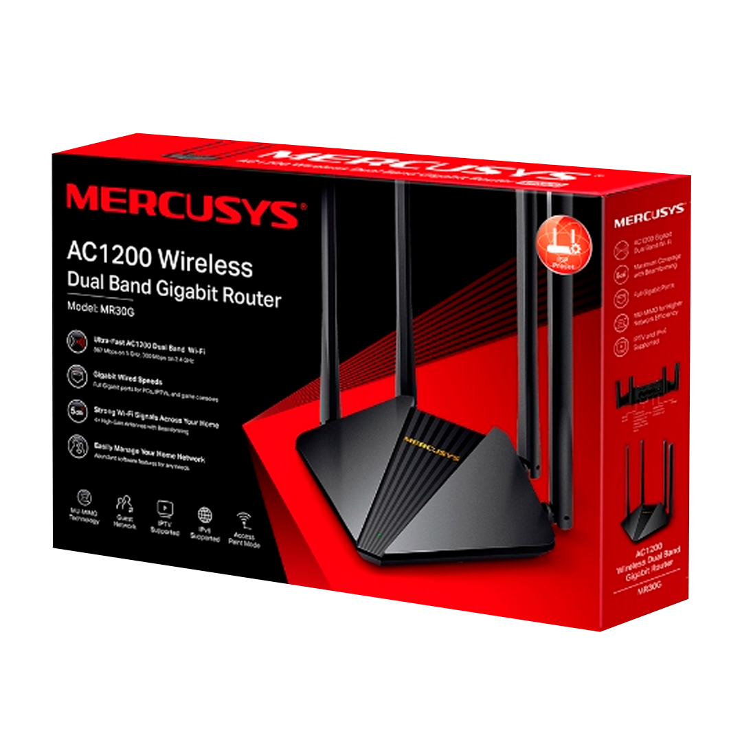 1634567666-4.jpg Router Inalambrico Doble banda AC1200 MR30GH Gigabit - Image 1
