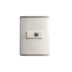 Faceplate Rectangular  Tania 1 puerto para telefonia RJ11