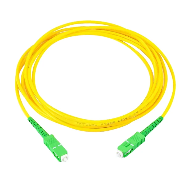 Patch cord de fibra optica monomodo sc/apc sc/apc 1,5 metros