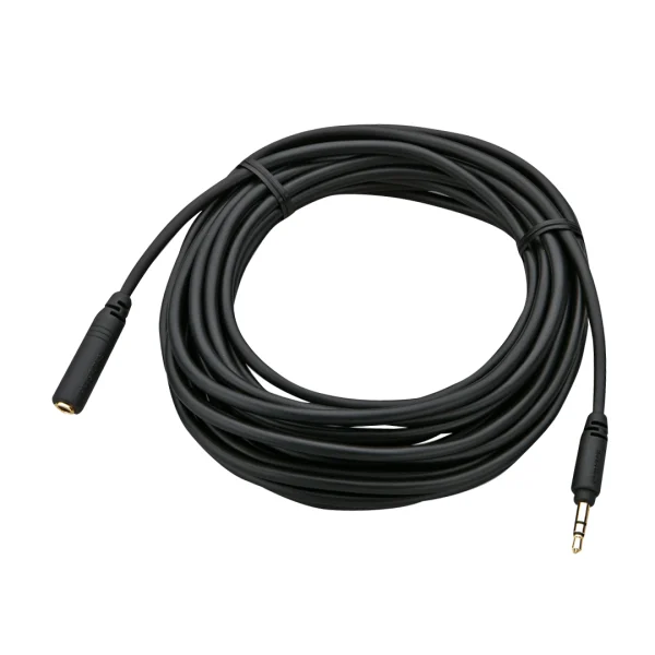 Cable auxiliar extension 5 metros 3.5mm macho a hembra