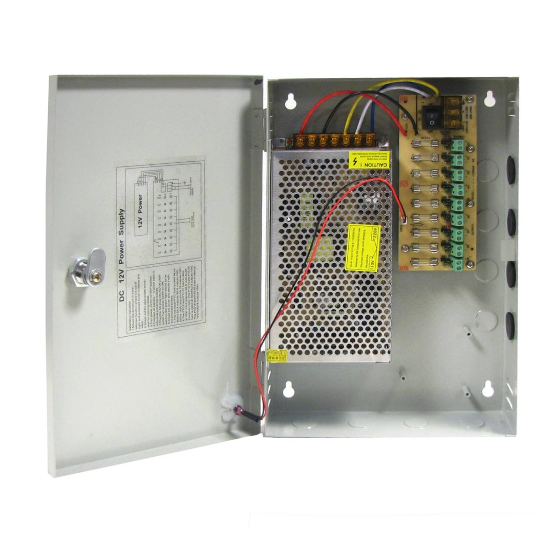 1674331524-2.webp Fuente de poder 12v 15a 9 canales centralizada camaras cctv110/220V - Image 1
