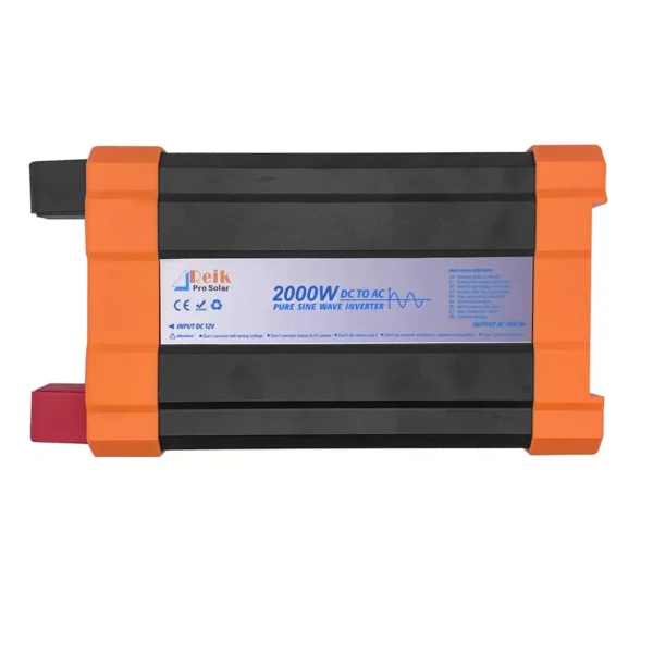 Inversor de corriente 2000W  12V/110V  onda pura REIKPRO BAP2000B 375*196*99mm
