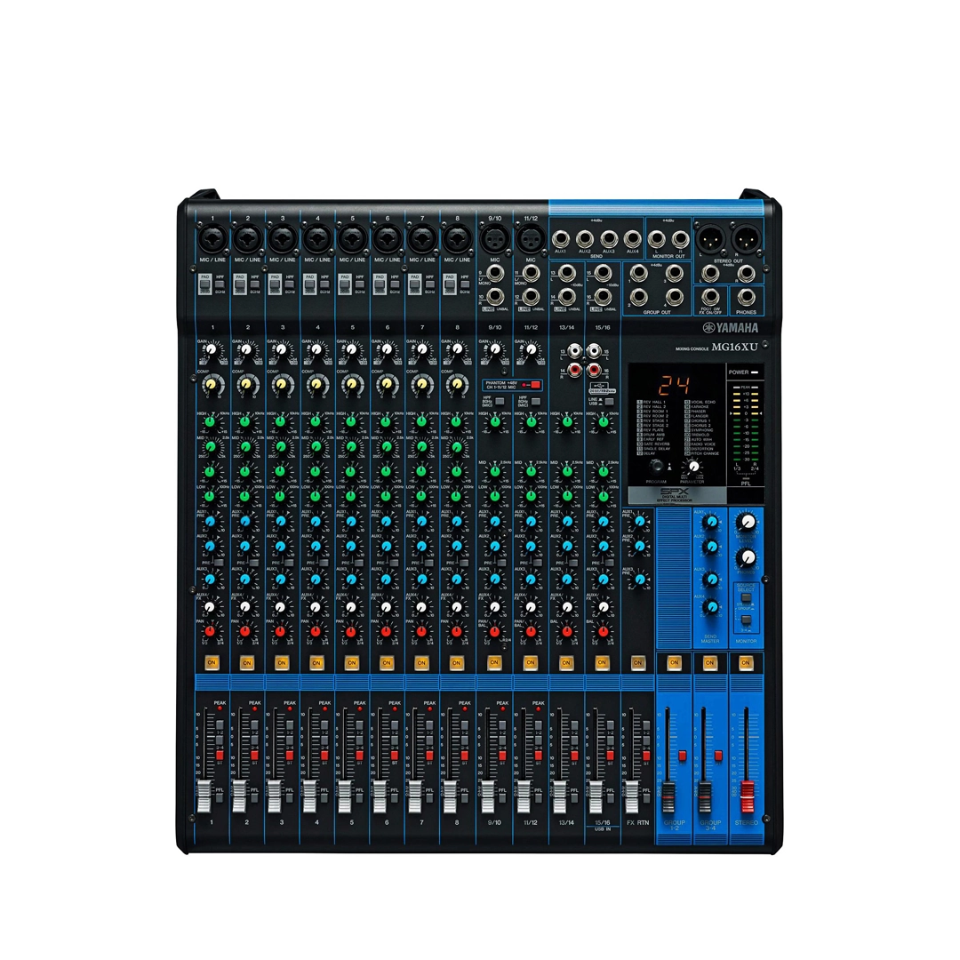1750714252-1.webp Consola mezclador pasiva 16 canales yamaha original mg-16xu - Image 1