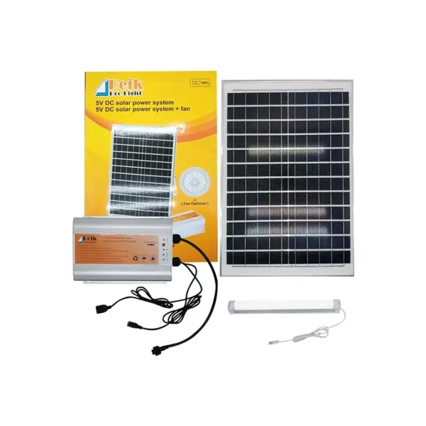 Kit estacion de energia solar 35w con tubo led usb y panel