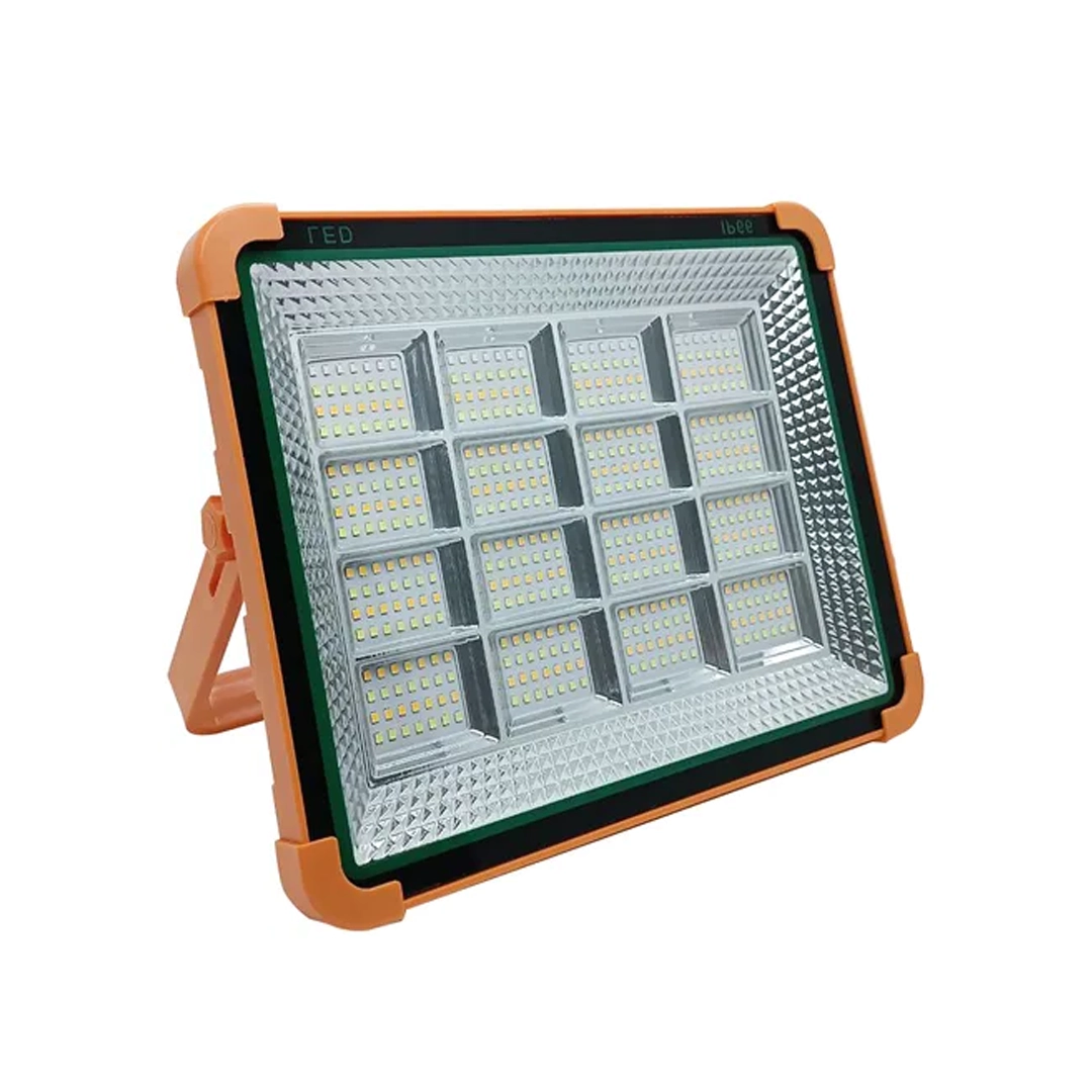 1751054622-3.webp Lampara reflector recargable con panel solar portatil gancho e iman led 150w ip66 g16 - Image 1