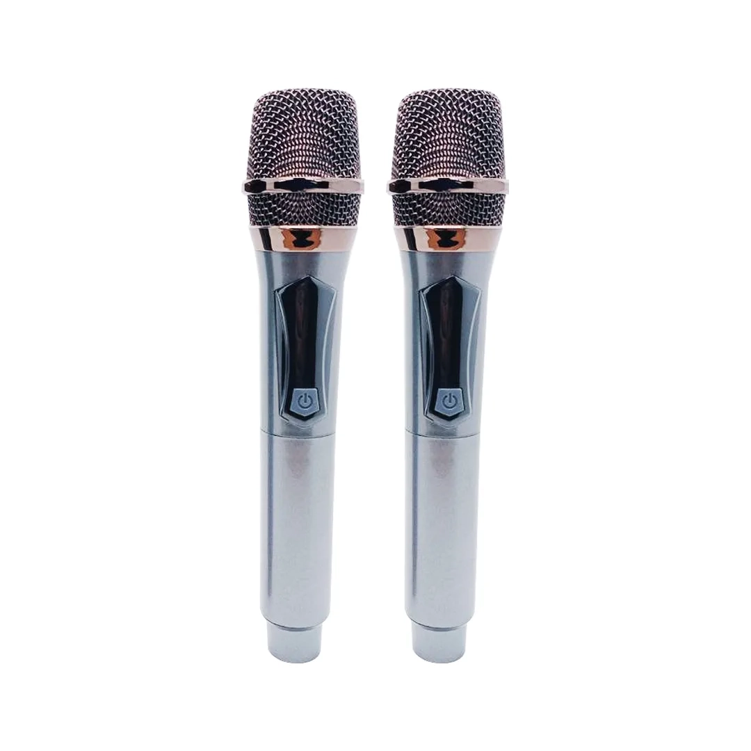 1751466440.webp Microfono inalambrico yf-108 color gris 2 mic - Image 1