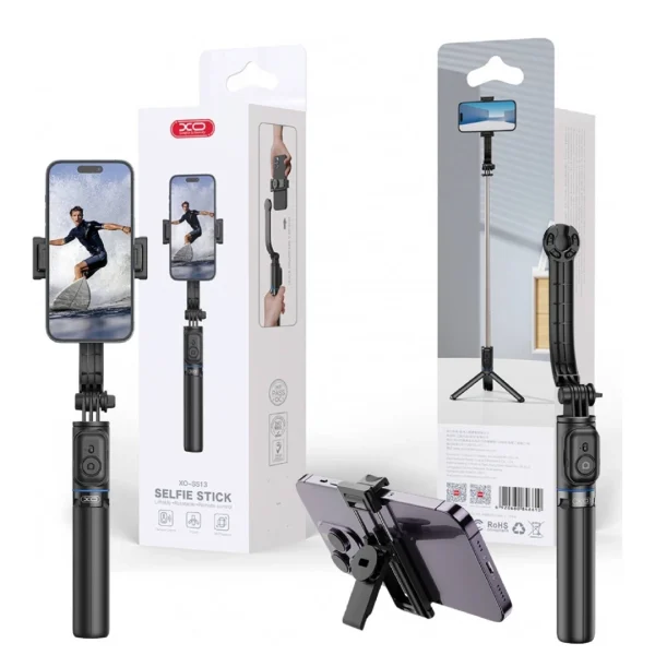 Selfie Stick con estabilizador XO SS13 con control remoto