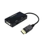 Convertidor displayport a dvi 24+5 / hdmi hembra / vga hembra