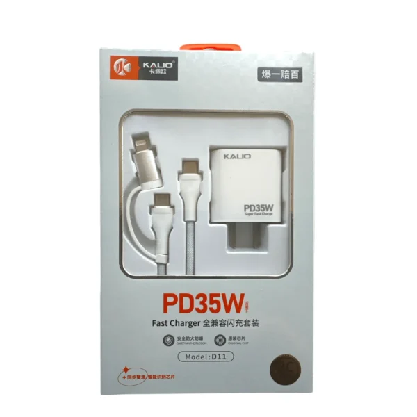 Cargador  multipuerto  35w tipoc y iphone